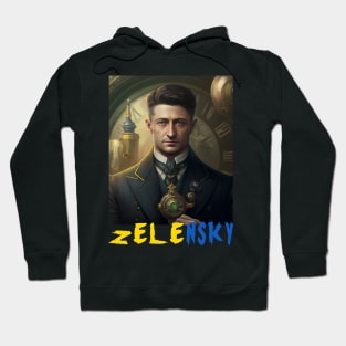 Zelensky Digital Artwork Hoodie